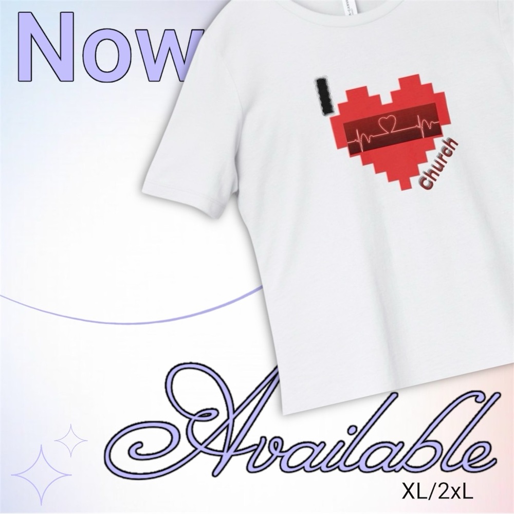 White Heartbeat Graphic Shirt